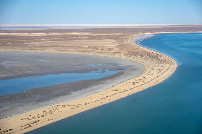 Kati Thanda- Lake Eyre from the air. Photo by Andrew Goodall