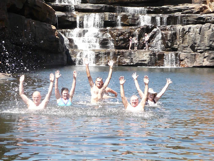 Kimberley Gibb River road Waterfall- Kimberley small group tours