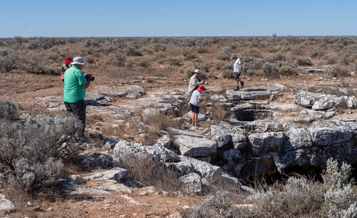 Nullarbor caves. Photo by Marjorie Borrisow