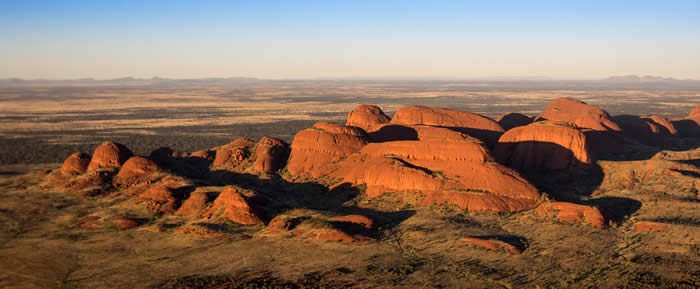 Kata Tjuta from the air. Photo by Andrew Goodall